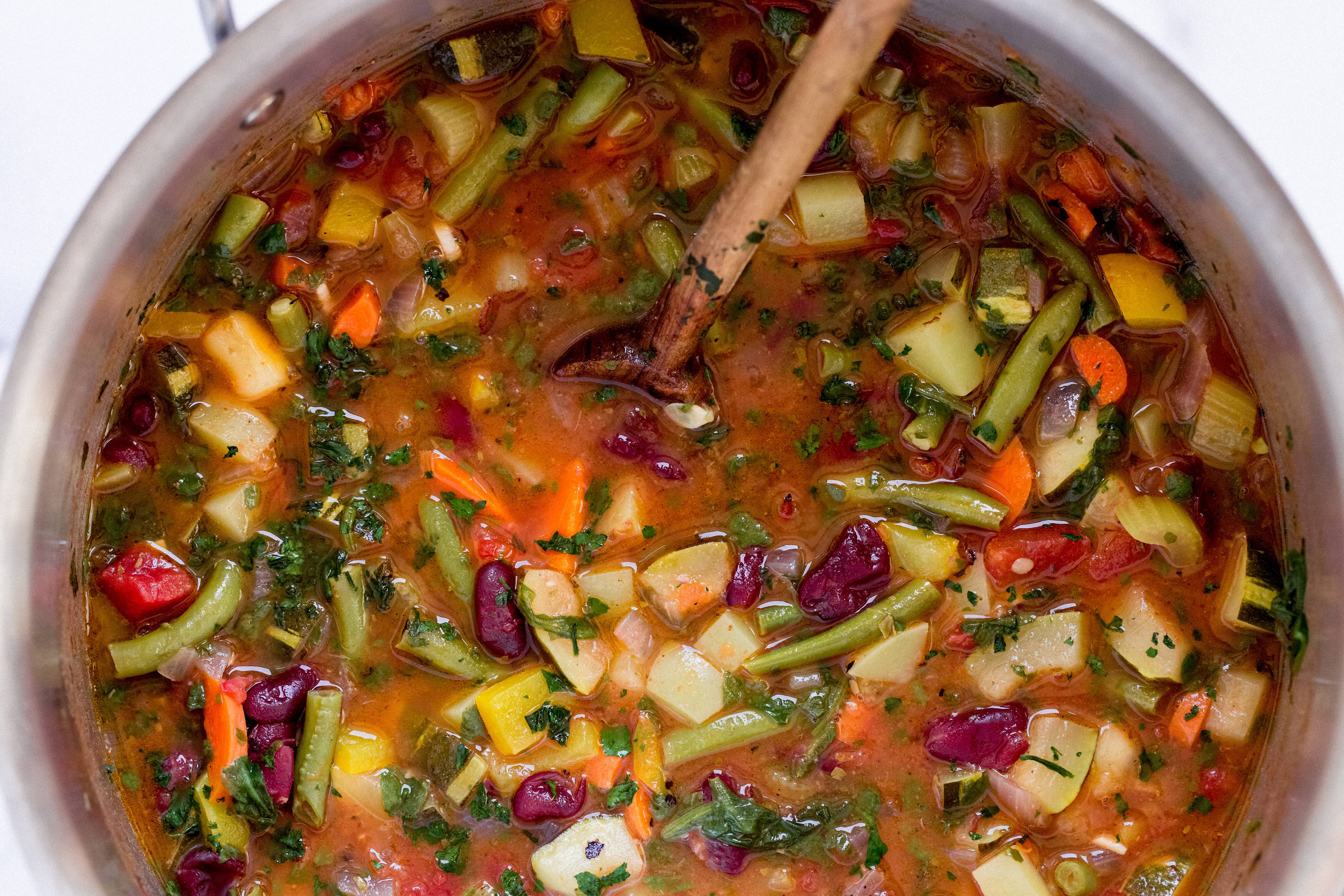 Rainbow Veggie Minestrone (1 of 3)