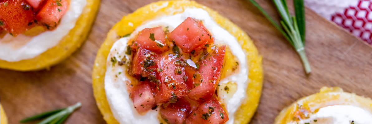Healthy Polenta Bites 